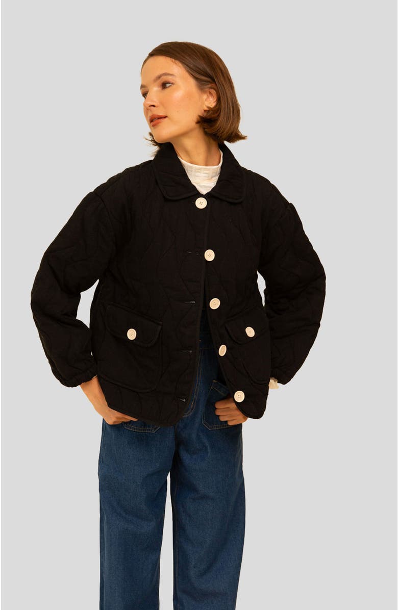 Whimsy + Row Liam Jacket, Main, color, Black