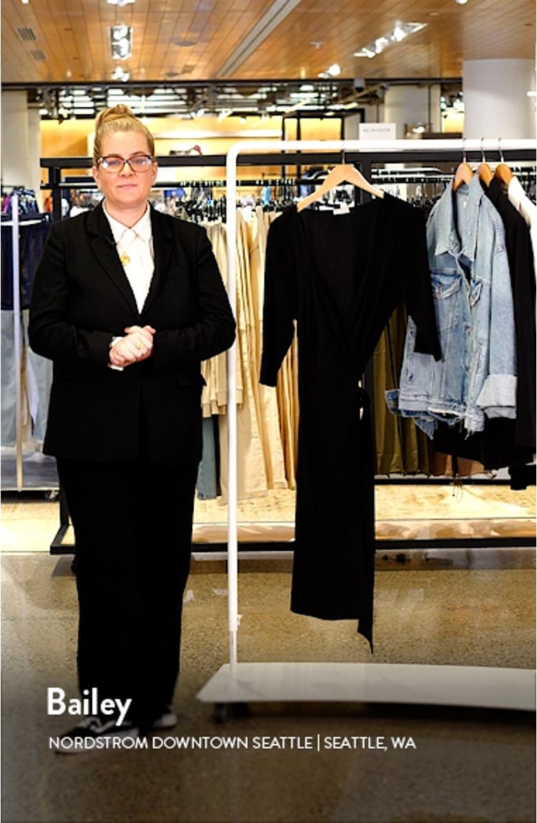 Sweetheart Neck Wrap Dress, sales video thumbnail