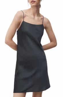 MANGO Satin Nightgown