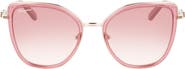FERRAGAMO 54mm Gradient Cat Eye Sunglasses