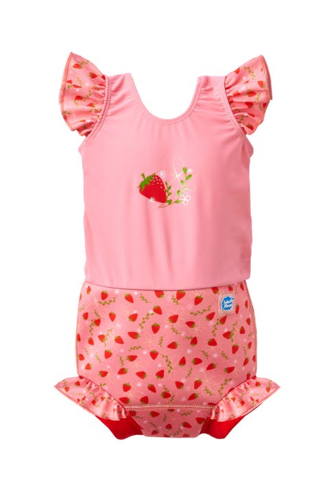 Happy Nappy Swimsuit with Reusable Swim Diaper (Baby)