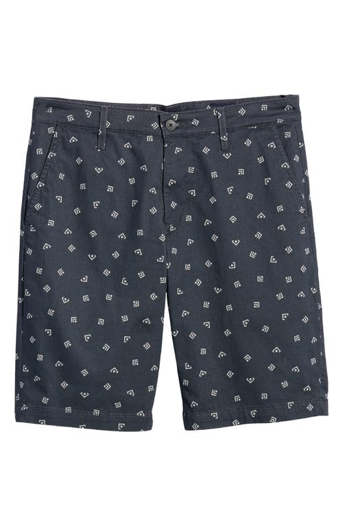 Ag Griffin Geo Print Flat Front Shorts