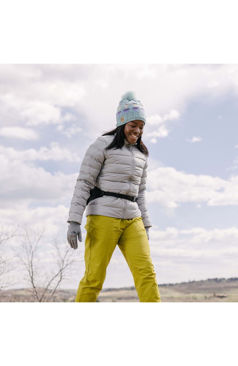 Turtle Fur Moonglade Pom Beanie, Alternate, color, Gray