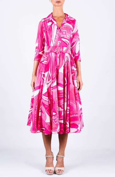 A-Line Midi Aster Shirtdress