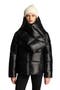 Winekka 2-in-1 Reversible Puffer with Oversized Removable Scarf