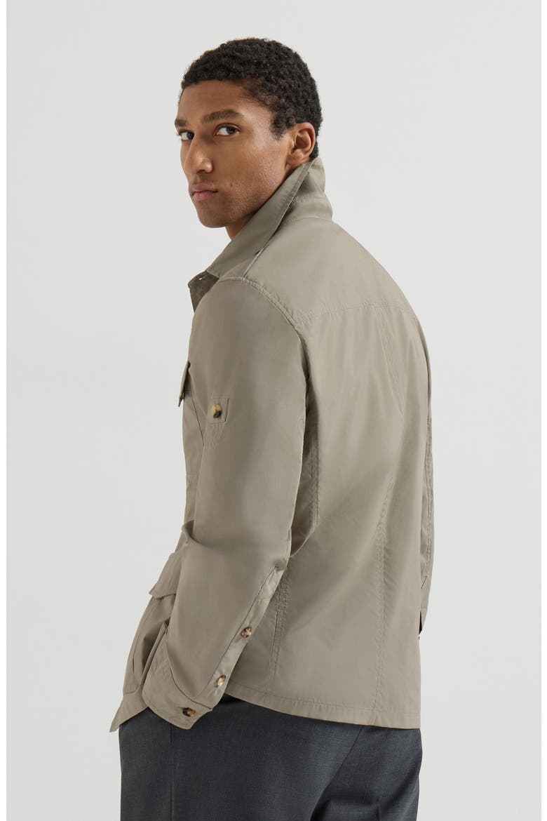 Water-resistant safari jacket, Alternate, color, Khaki