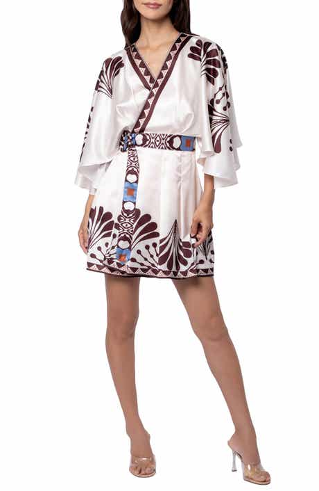 Avaele Satin Wrap Dress