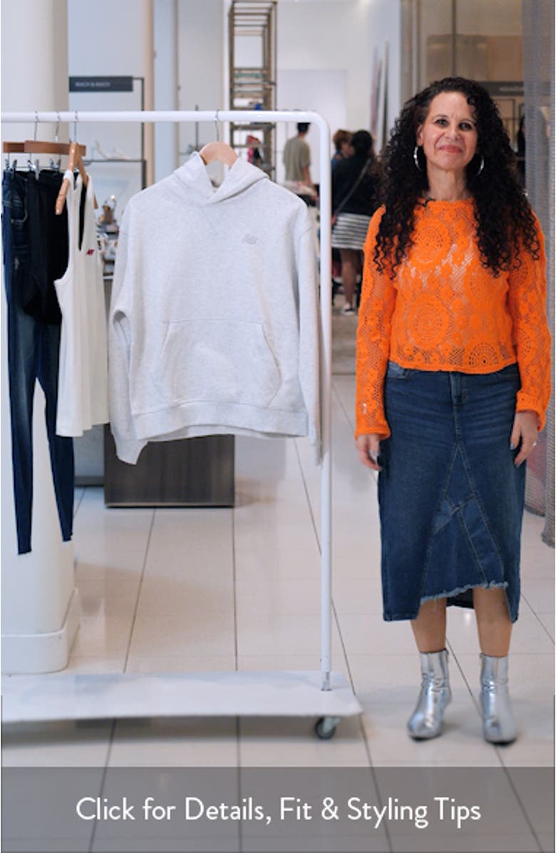 Athletics Oversize French Terry Hoodie, sales video thumbnail