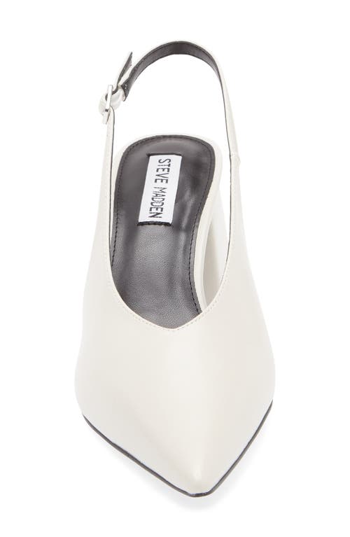 Steve Madden Faryn Slingback Pump In Bone