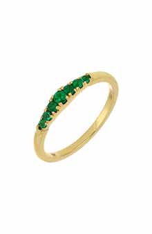Bony Levy El Mar Emerald Stacking Ring