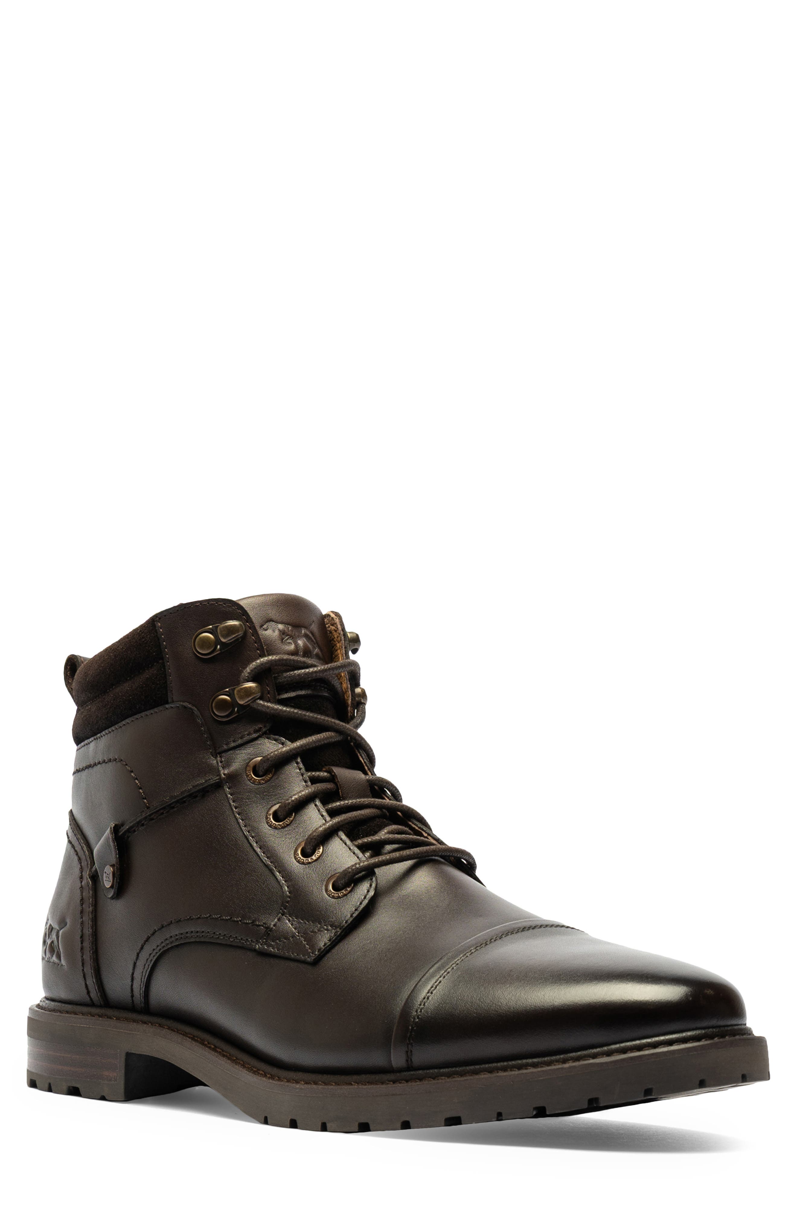 Brookdale Military Boot, Main, color, CHOCOLATE