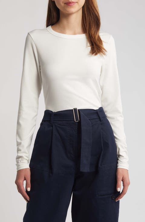 Efitala Long Sleeve Crewneck T-Shirt