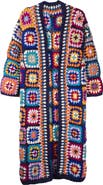 SAACHI Crochet Wool Cardigan