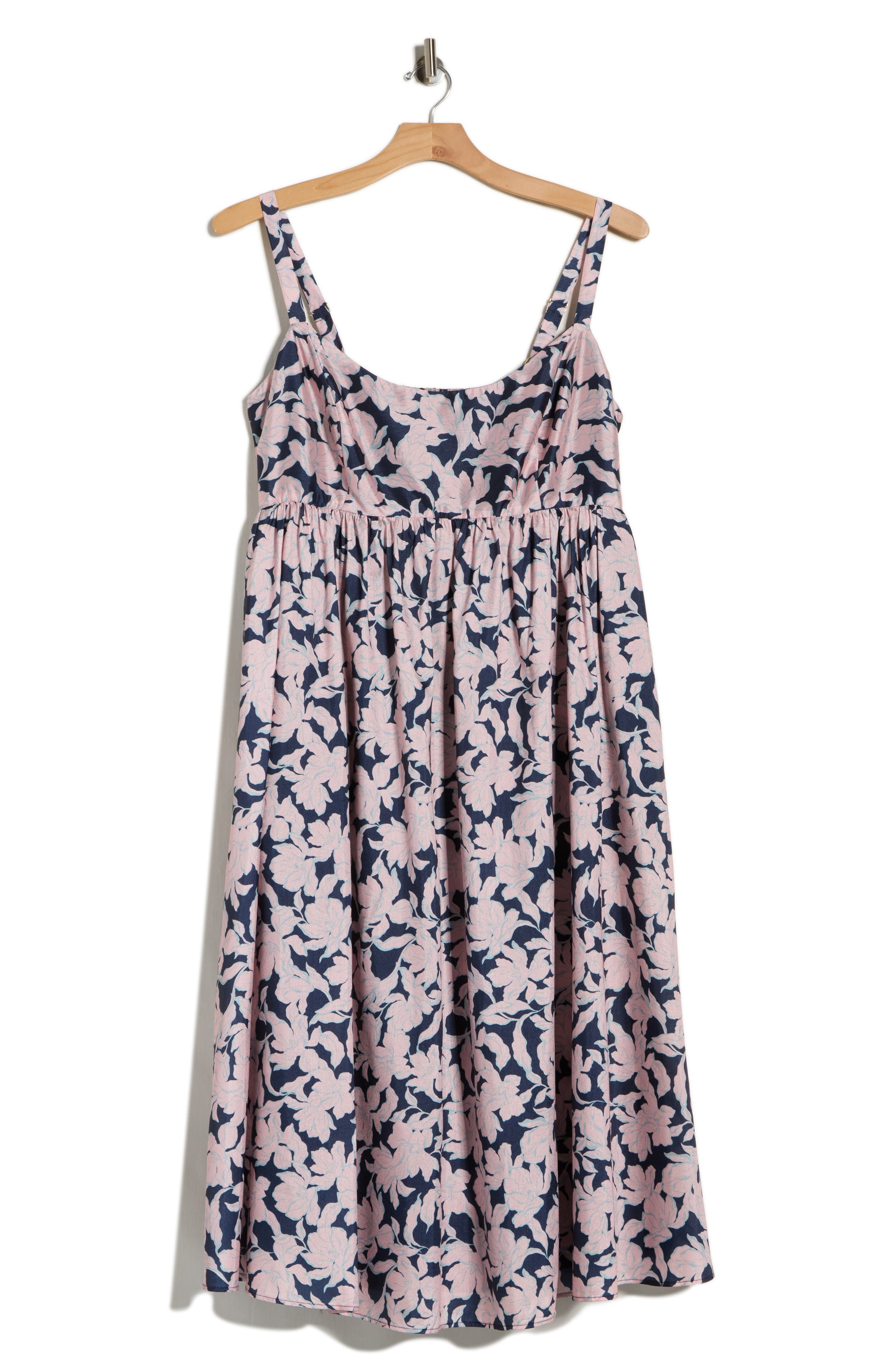 Hutch Brixton Floral Fit & Flare Midi Dress