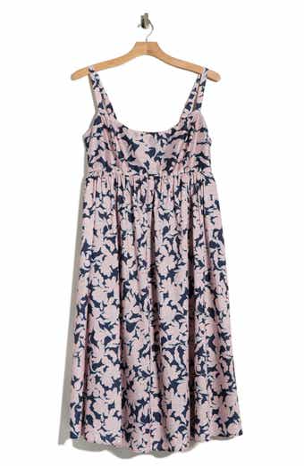 Hutch Brixton Floral Fit & Flare Midi Dress