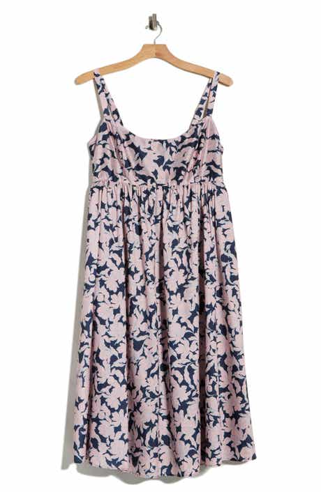 Hutch Brixton Floral Fit & Flare Midi Dress