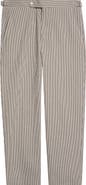 Bode Café Stripe Seersucker Trousers