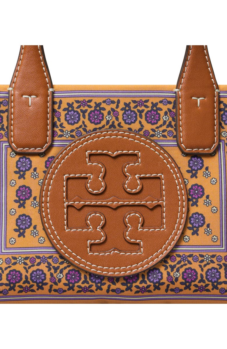Tory Burch Mini Ella Floral Print Tote, Alternate, color,