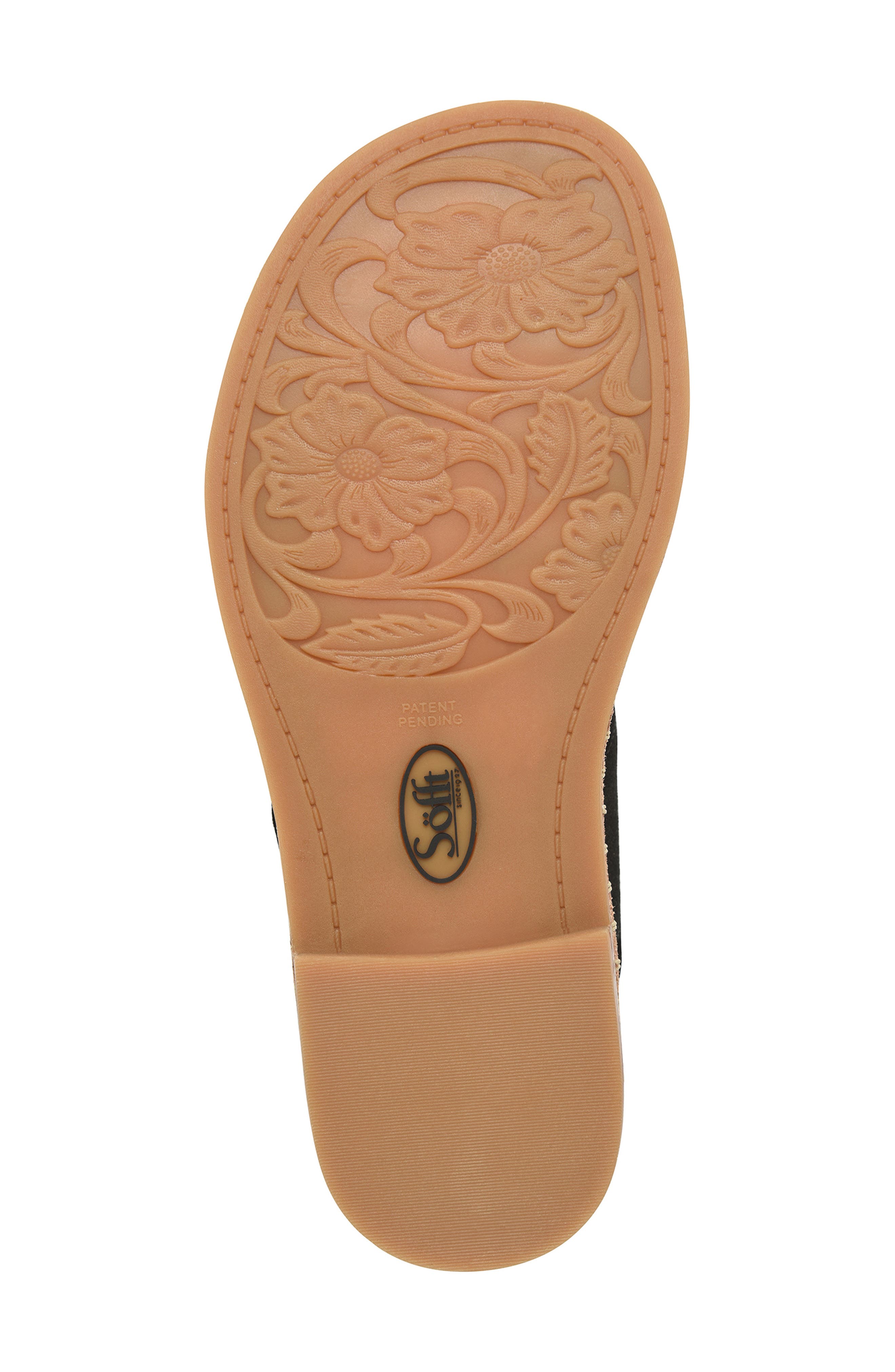 Söfft Napa Slingback Sandal, Alternate, color, Black