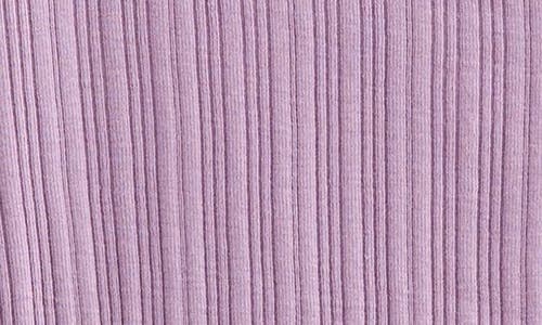 Treasure & Bond Kids' Snap Front Cotton Top In Purple