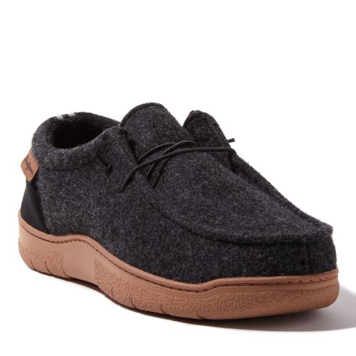 Dearfoams Bennett Closed Back Chukka Slipper In Black