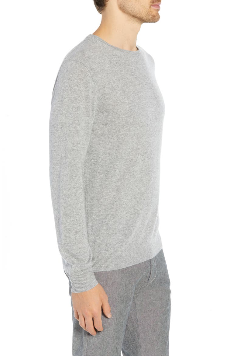 Everyday Cashmere Regular Fit Crewneck Sweater, Alternate, color, HEATHER GREY