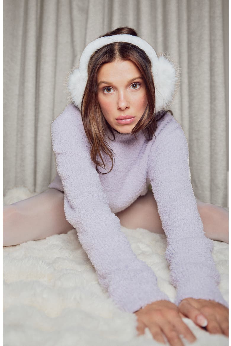Crop Crewneck Sweater, Alternate, color, MILLIE LAVENDER