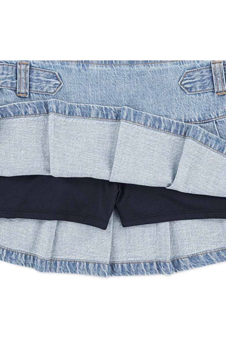 abercrombie kids Kids' Pleated Denim Skirt, Alternate, color, Twirl