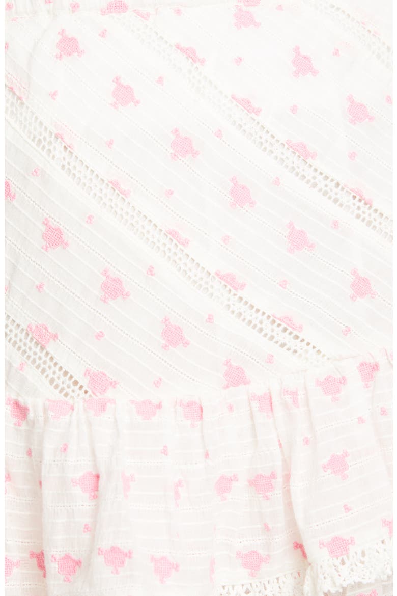 Emma Asymmetrical Ruffle Miniskirt, Alternate, color, PEBBLE PINK