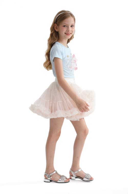 Mimi Tutu White Bow Tulle Skirt In White