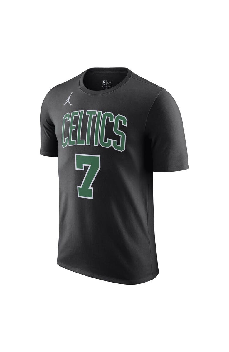 Jordan Brand Men's Jordan Brand Jaylen Brown Black Boston Celtics 2022/23 Statement Edition Name & Number T-Shirt, Alternate, color, Black