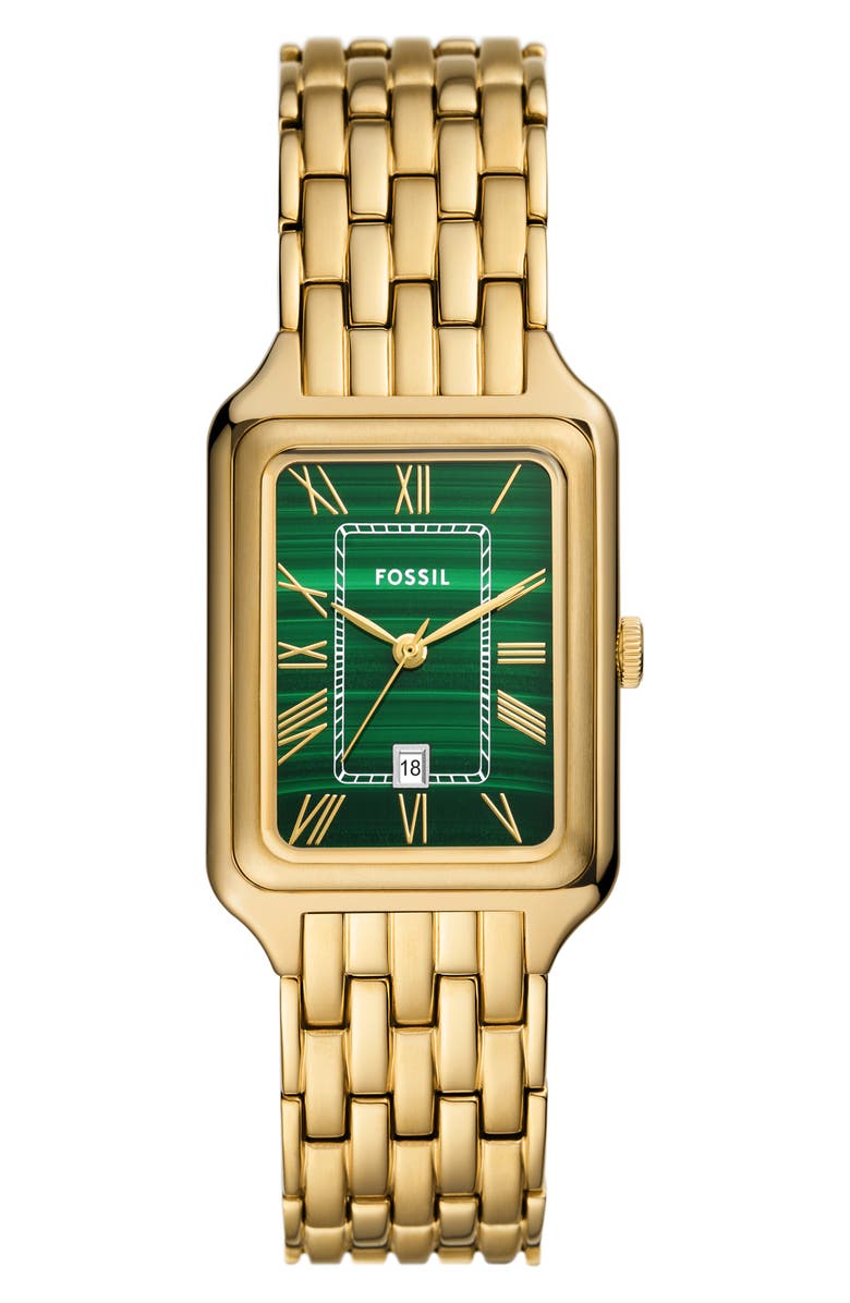 Fossil Raquel Bracelet Watch, 26mm, Main, color, Gold