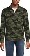 Lands' End Bedford Rib Casual Quarter Zip Sweater