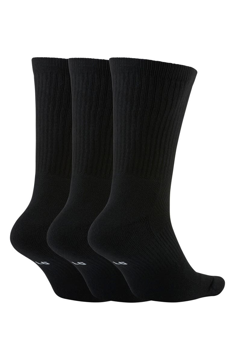Nike Dri-FIT 3-Pack Everyday Cushioned Basketball Socks, Alternate, color,