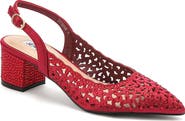 LADY COUTURE Donn Embellished Slingback Pump