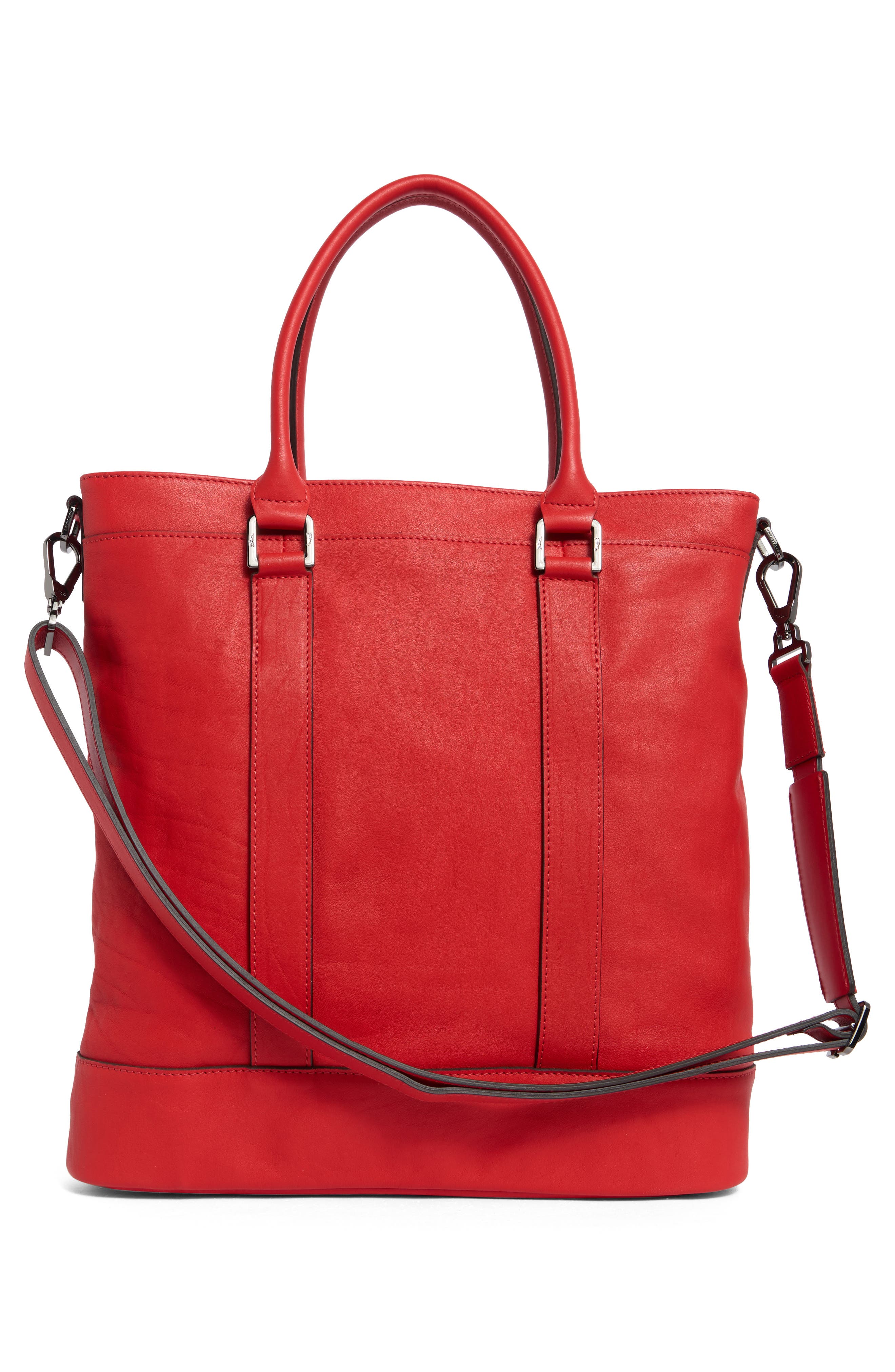 Longchamp Tote Bag, Alternate, color, Vermilion