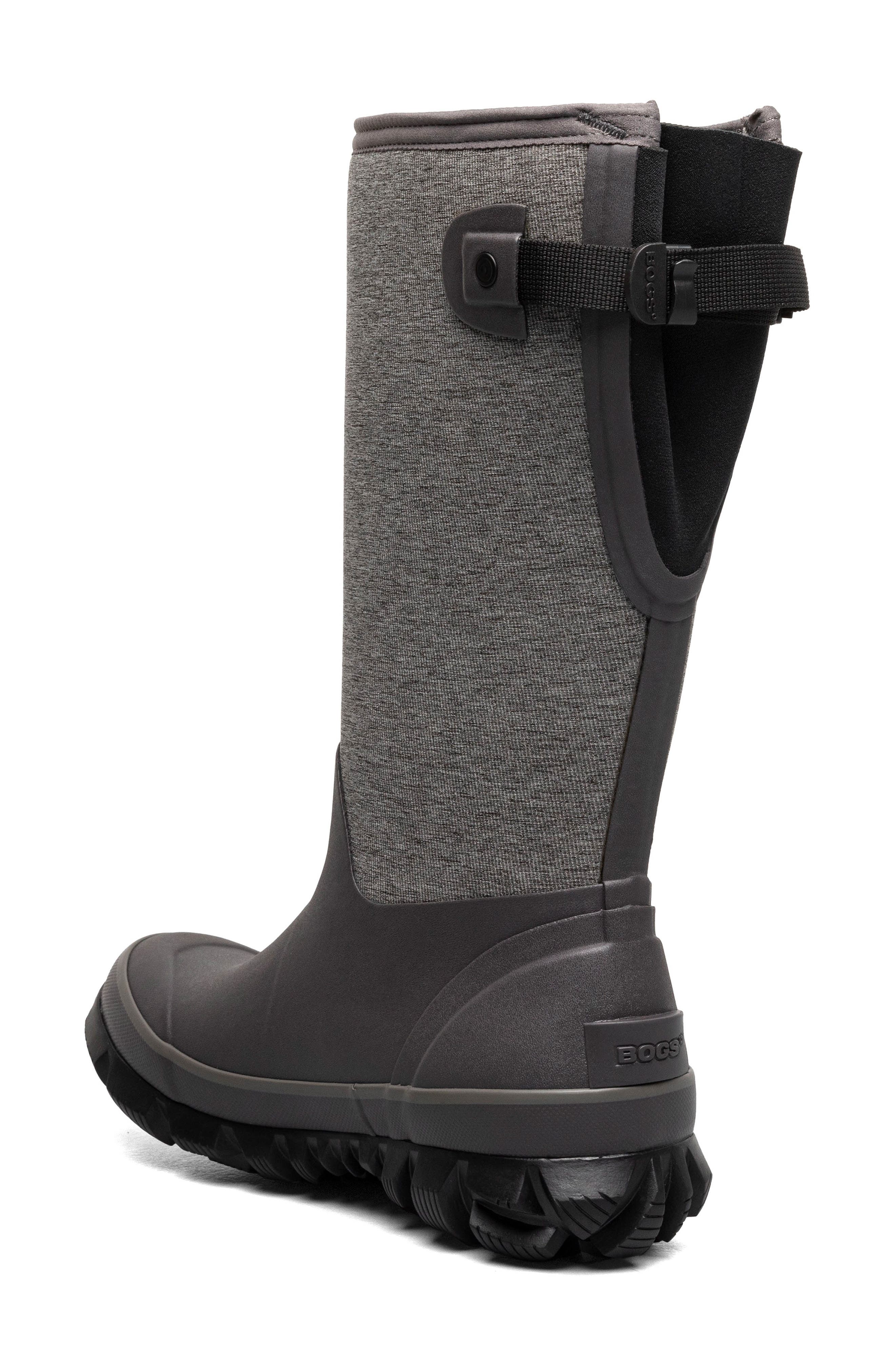 Bogs Whiteout Waterproof Rain Boot, Alternate, color, Gray