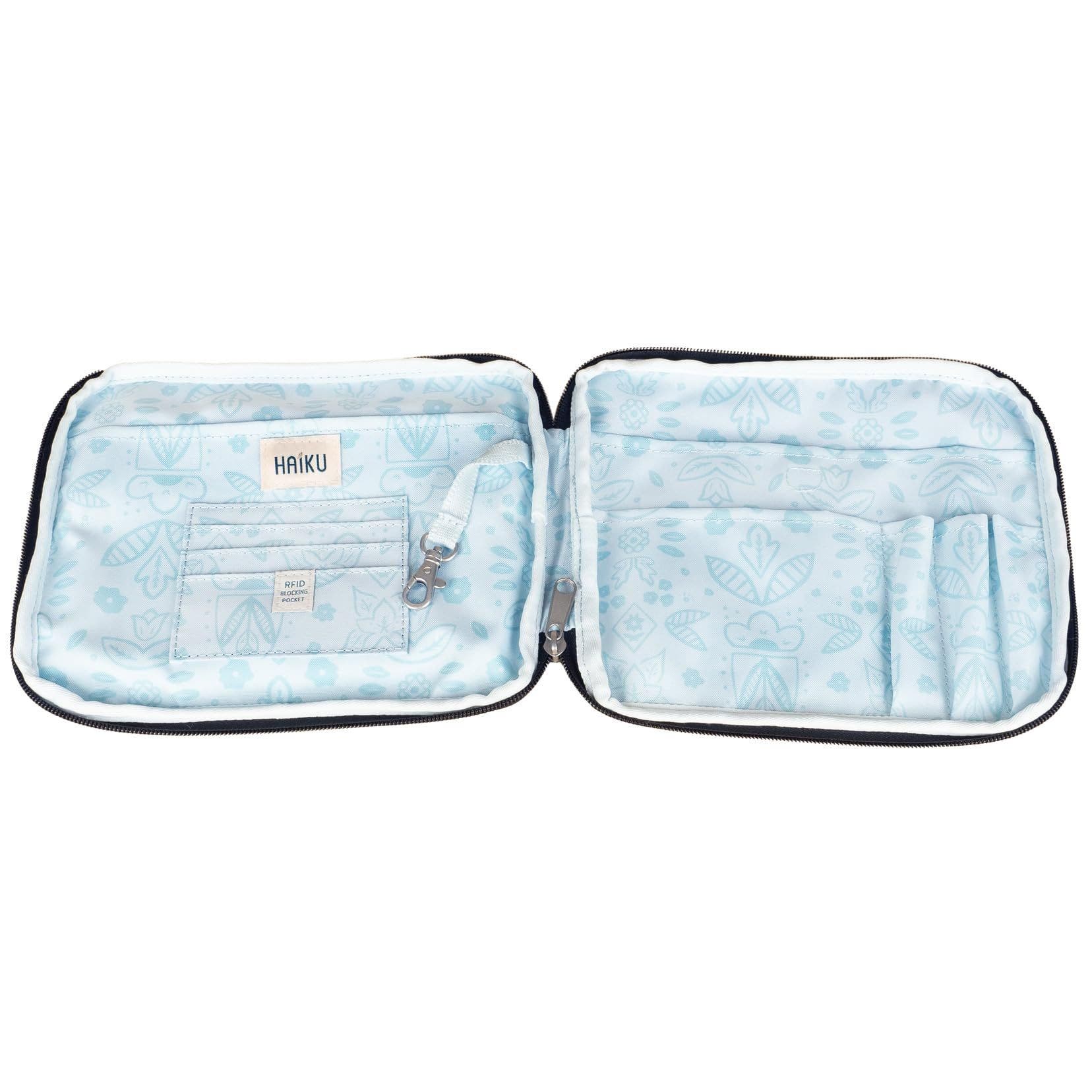 HAIKU Aspire Folio Crossbody, Alternate, color, Black In Bloom