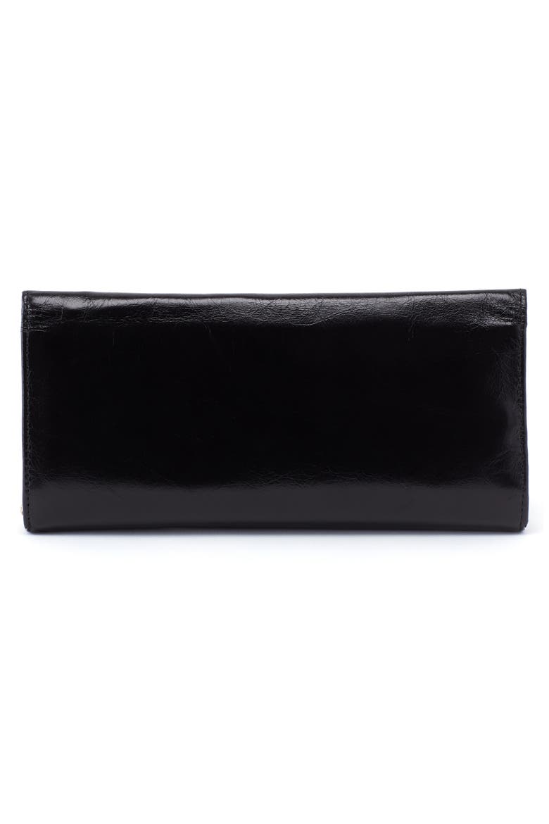 Rachel Leather Frame Wallet, Alternate, color, BLACK