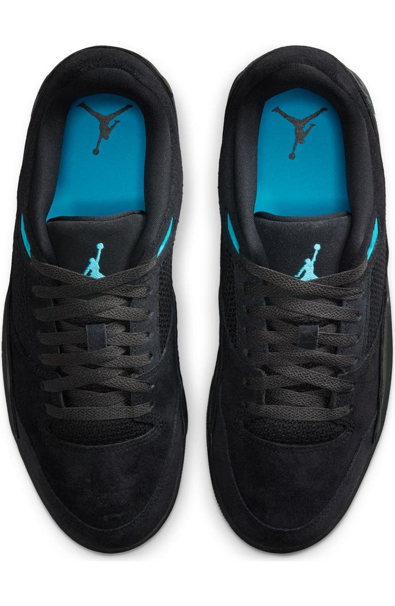 Jordan Flight Court Sneaker, Alternate, color, Black/ Gamma Blue