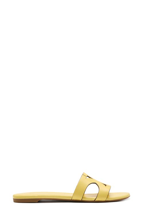 Kate Spade New York Duo Smooth Leather Slide Sandal In Yuzu Jam