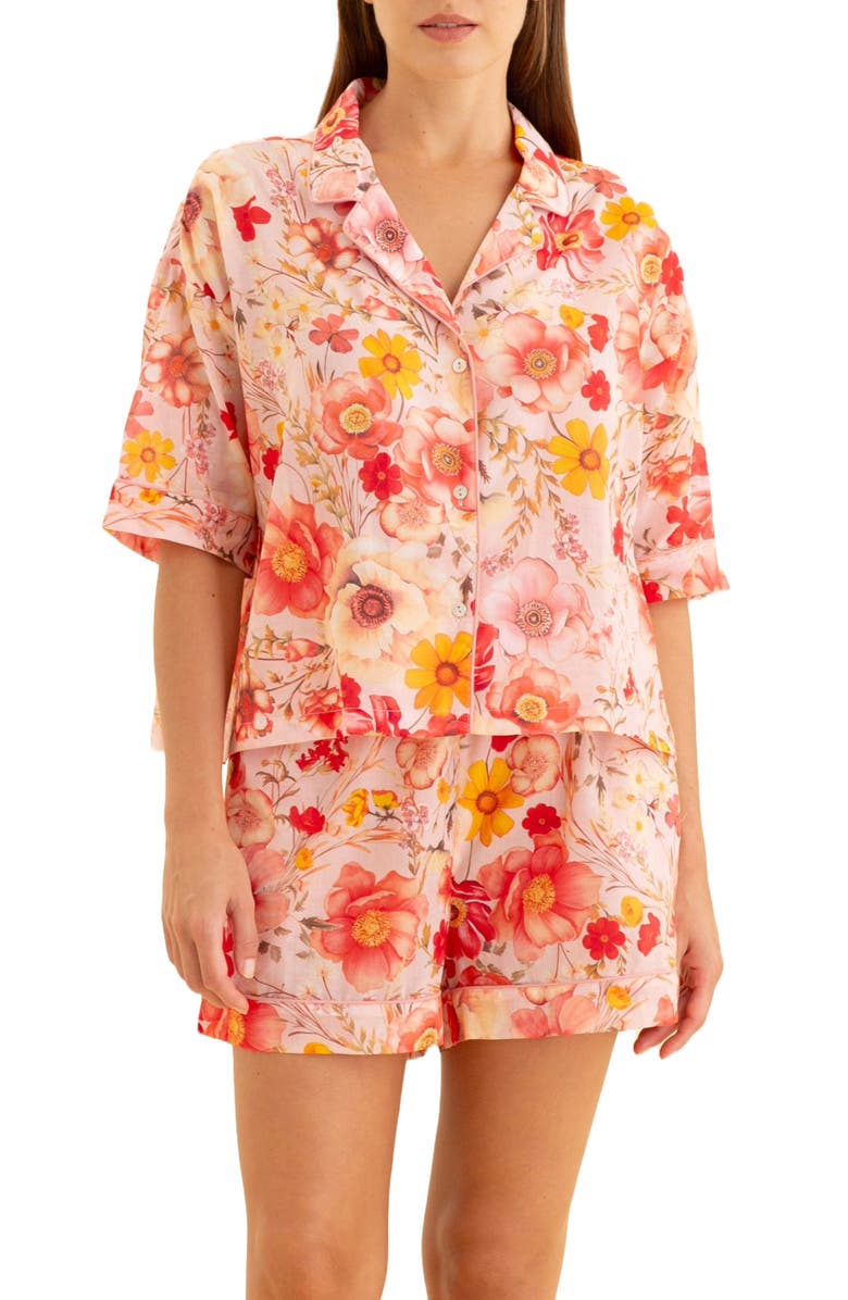 Papinelle Lexi Cotton Voile Short Pajamas, Alternate, color, 