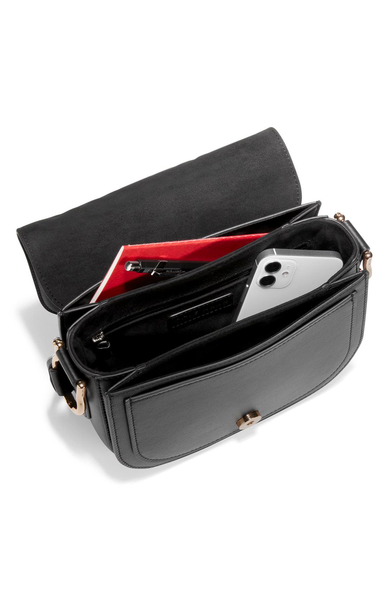 Cole Haan Mini Essential Saddle Bag, Alternate, color, 