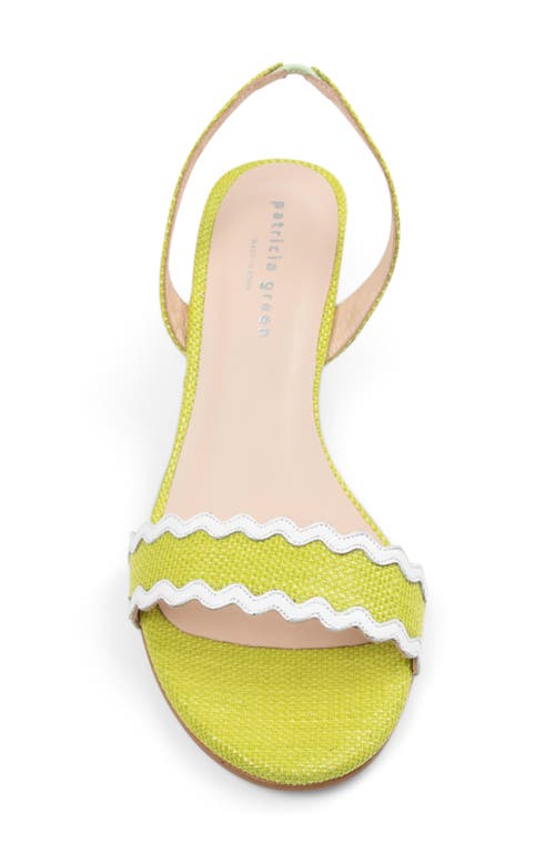 PATRICIA GREEN PATRICIA GREEN PANAMA SLINGBACK KITTEN HEEL SANDAL
