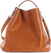 Dries Van Noten Leather Hobo Bag