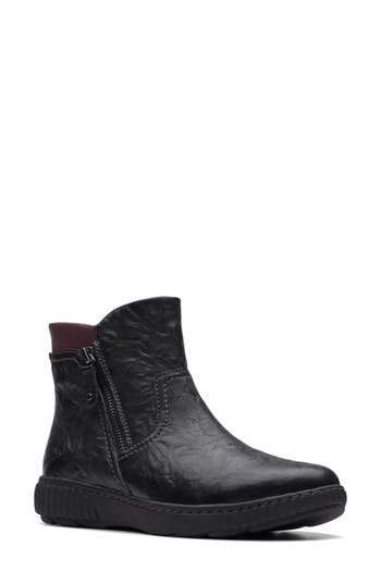 Clarks ® Magnolia Haley Ankle Boot In Black