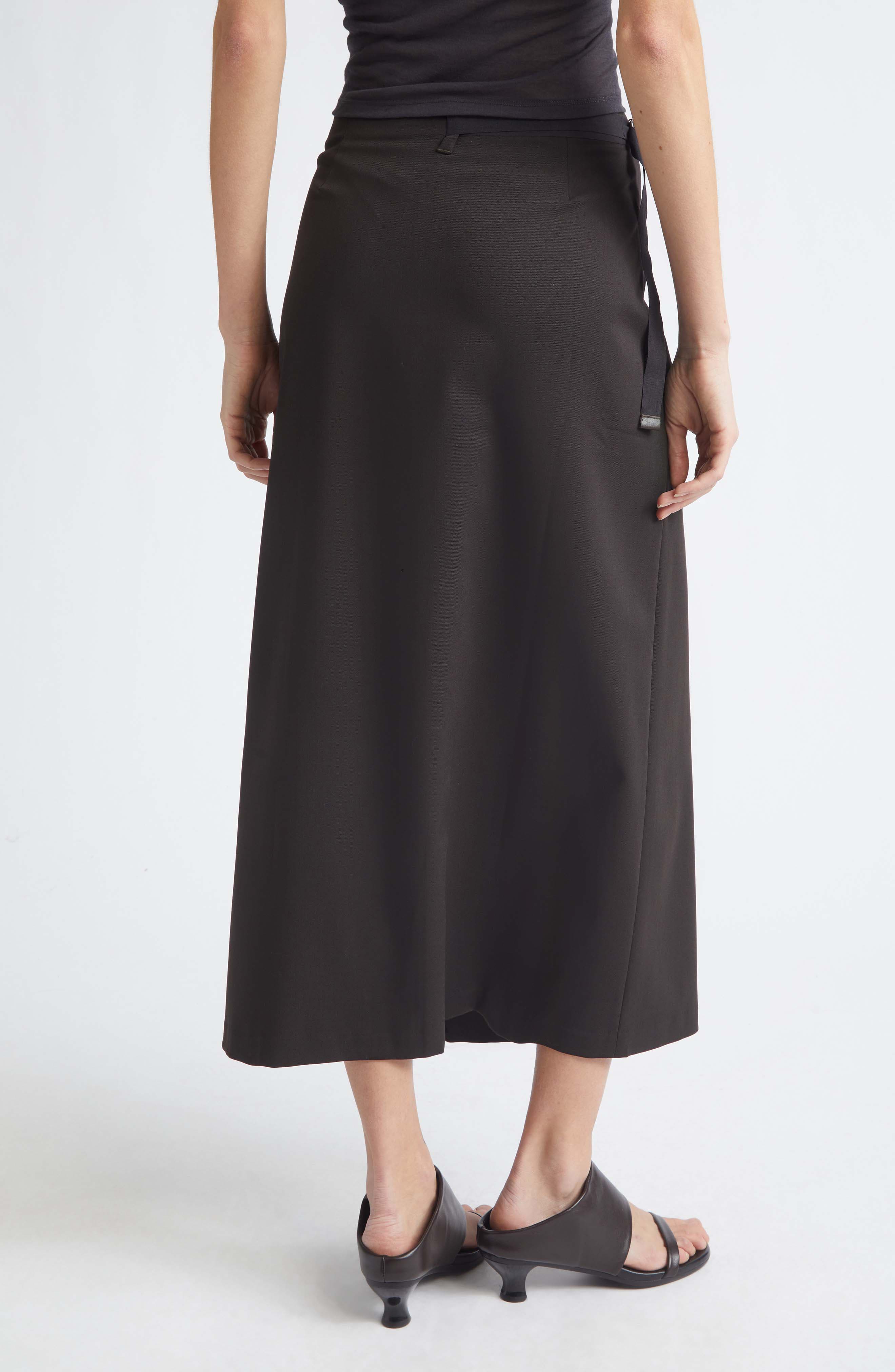 Blont Cool Suiting Wrap Skirt - image 2