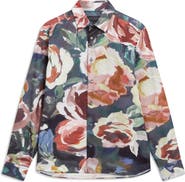 Ted Baker Brynhil Print Cotton Button-Up Shirt