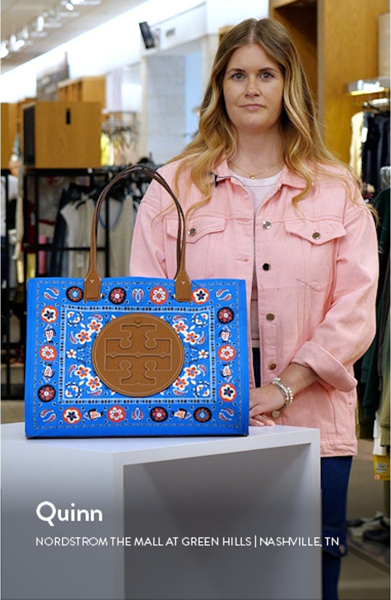 Small Ella Floral Print Tote, sales video thumbnail