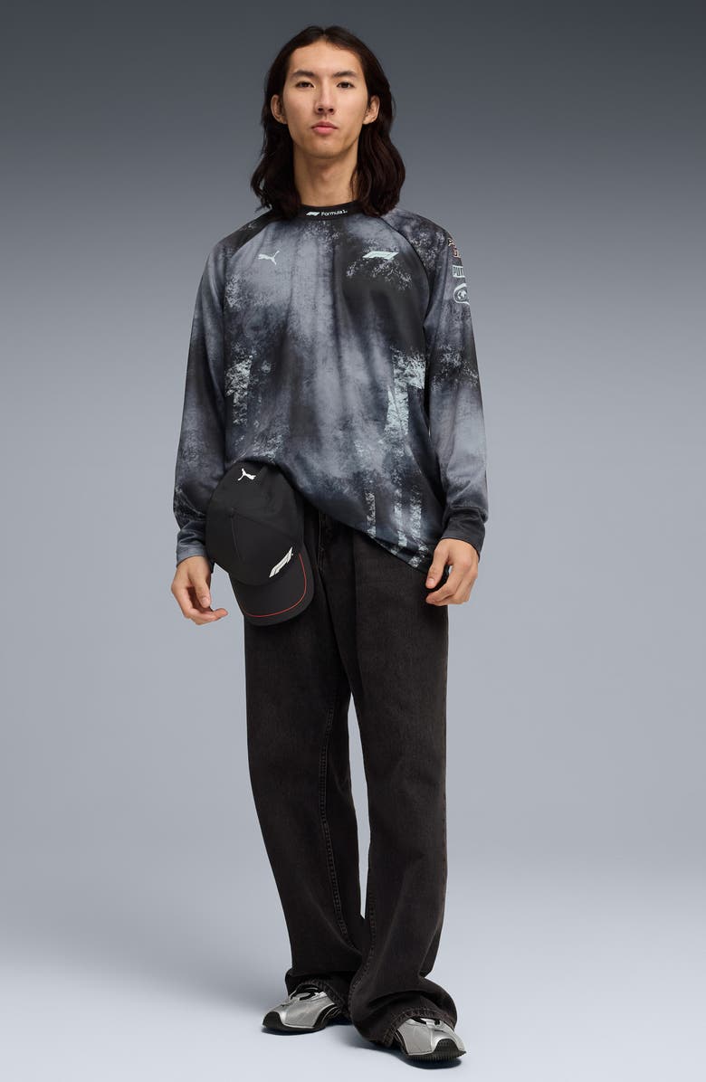 PUMA Formula 1<sup>®</sup> Long Sleeve Graphic T-Shirt, Alternate, color, Puma Black